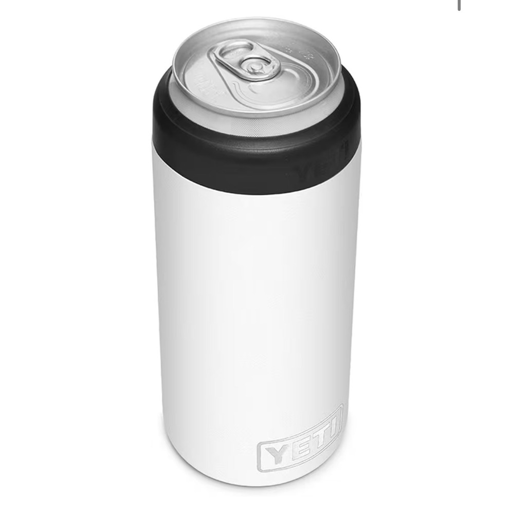 YETI Rambler 12‎ oz Slim Colster Can Insulator White for Spiked Seltzers